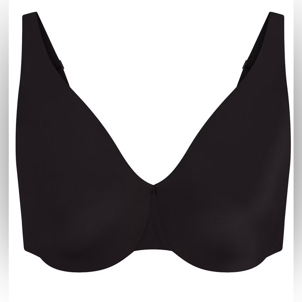 NWT Skims Smoothing Intimates Unlined Minimizer Bra in Onyx size 34DD - Picture 6 of 10